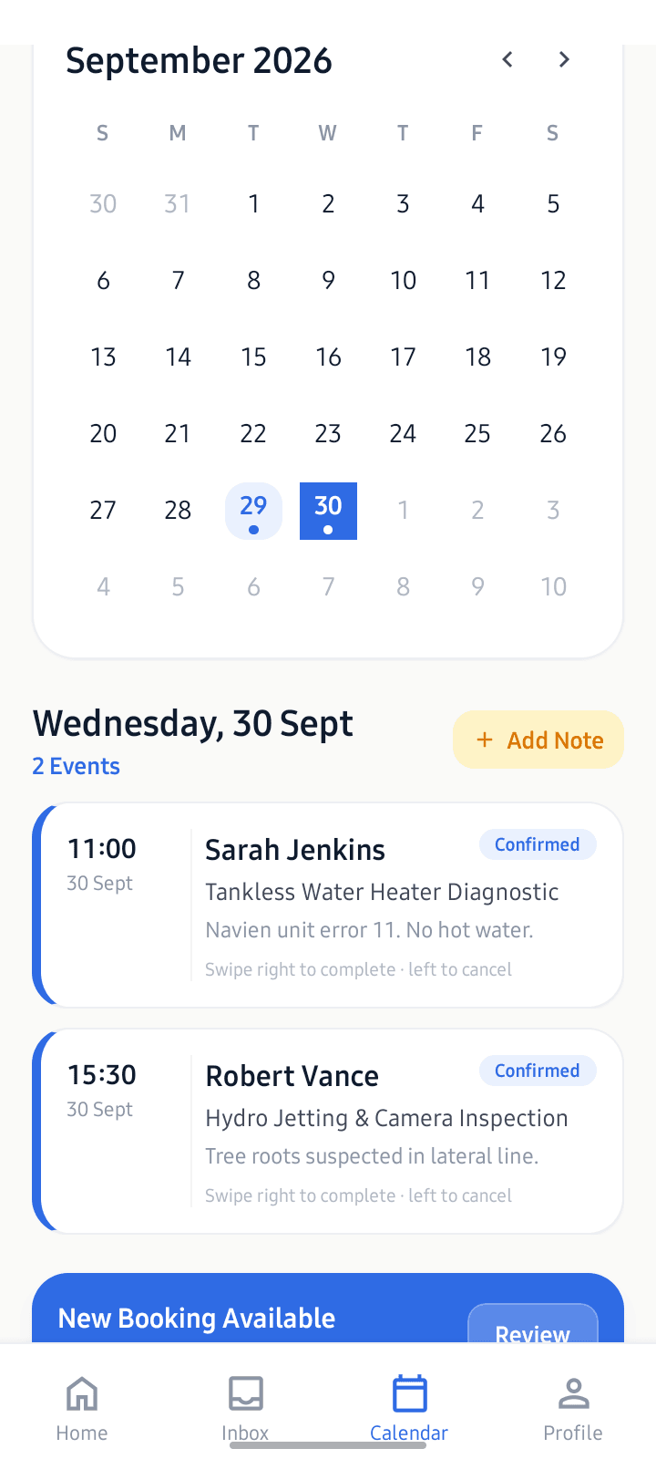 AIRI Automated Calendar Booking