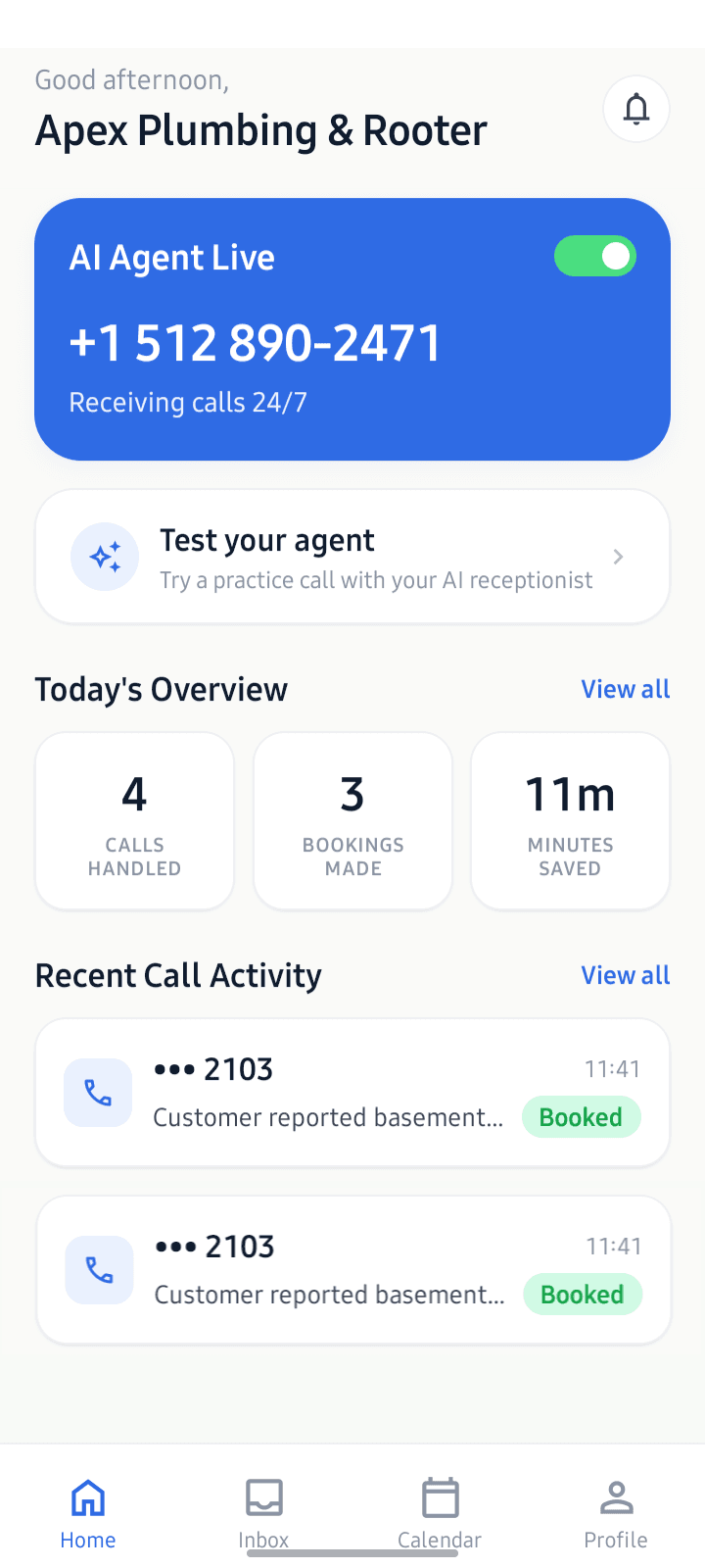 AIRI Live Contractor Dashboard